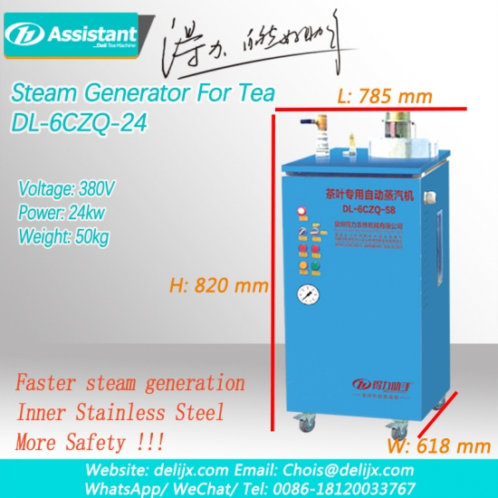 vaporizador de hojas de té máquina de vapor 6czq-24