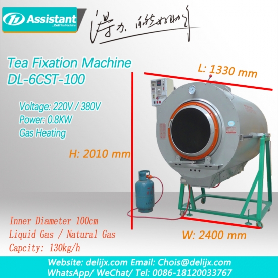 Green Tea Leaves Fixation Machinerys DL-6CST-100