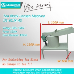Bock té negro aflojar máquina de desbloqueo de té máquina 6cfj-40