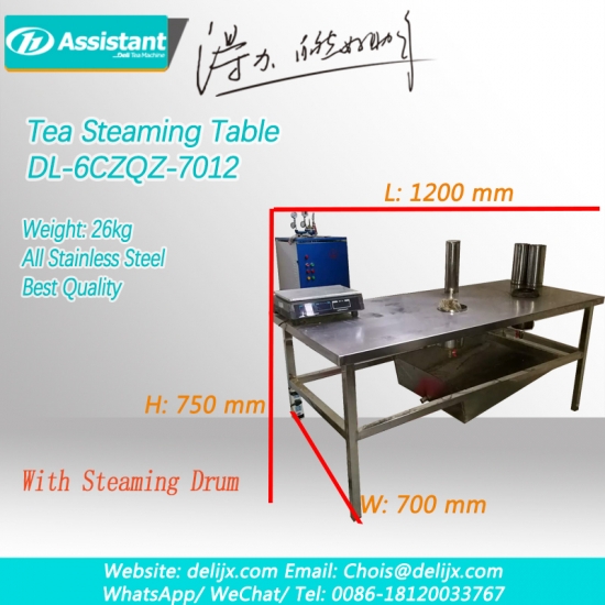 Tabla de procesamiento de té, mesa de vaporización de té, 6czqz-7012