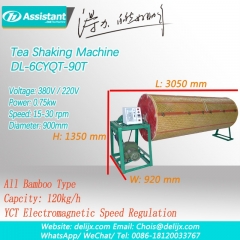 procesamiento de hojas de té oolong agitación máquina marchita