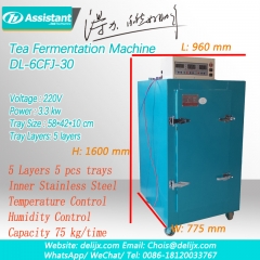 té negro máquina de fermentación de té oscuro maquinaria de proceso de oxidación dl-6cfj-30