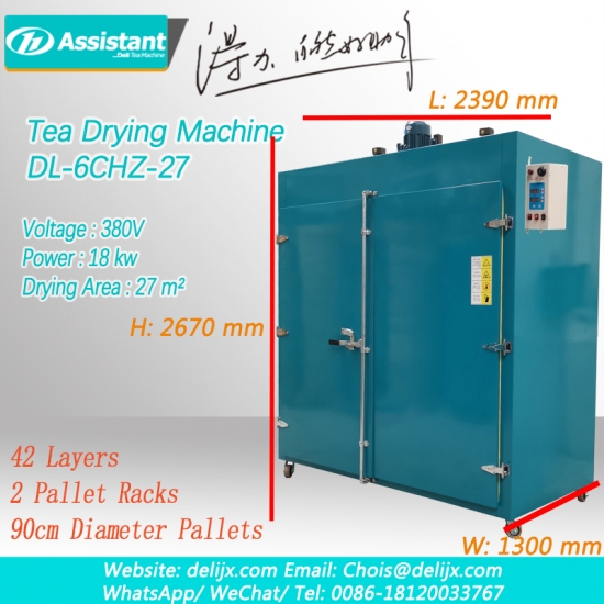 máquina y equipo para hornear té máquina para secar hojas de té 6chz-27